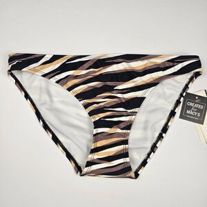 Salt+Cove Women's Juniors Bikini Swim Bottom Size M Neutral Abstract